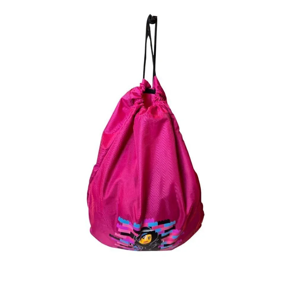 Lego Hot Pink Cinch Sak - NWT